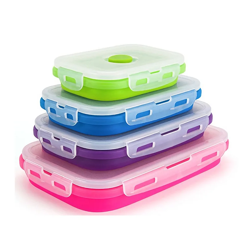 Portapranzo pieghevole in silicone